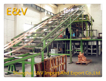 600 Kg / Coil Copper Bar เครื่องหล่อแนวตั้ง 250Kw พร้อมด้วย Clamping ด้วยมือ